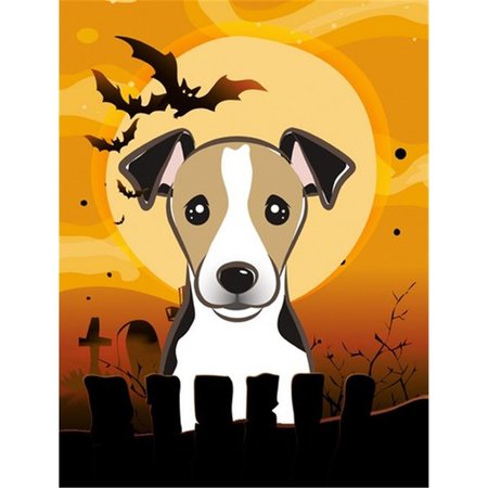 PATIOPLUS Halloween Jack Russell Terrier Flag Garden Size PA2556742